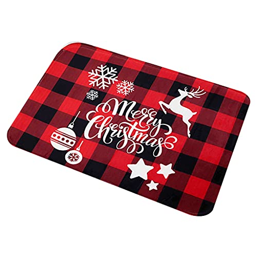 HINAYOSAN Modische Weihnachts-Fußmatte, Halloween-Kürbis-Eingangstürmatte, Eingang, für Innenbereich, Flanell-Pad, Gartenteppich, Polsterung, Treppenstufen, Bodenschutz, Unterlage HINAYOSAN Modische Weihnachts-Fußmatte, Halloween-Kürbis-Eingangstürmatte, Eingang, für Innenbereich, Flanell-Pad, Gartenteppich, Polsterung, Treppenstufen, Bodenschutz, Unterlage von HINAYOSAN