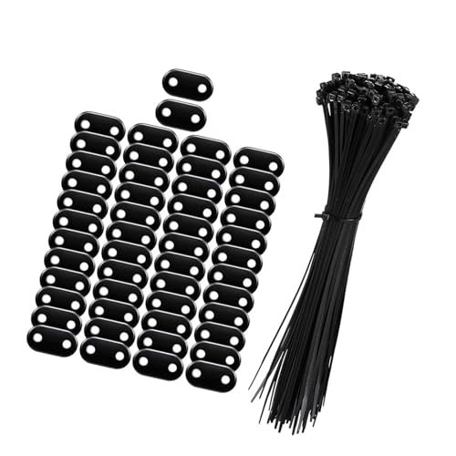 HINAYOSAN Strapazierfähige Sichtschutz-Clips für den Außenbereich, bruchsicher, Befestigungs-Set mit PVC-Bändern für Rasen, Terrassen, Zaunmatte, Balkon-Sichtschutz-Installation von HINAYOSAN