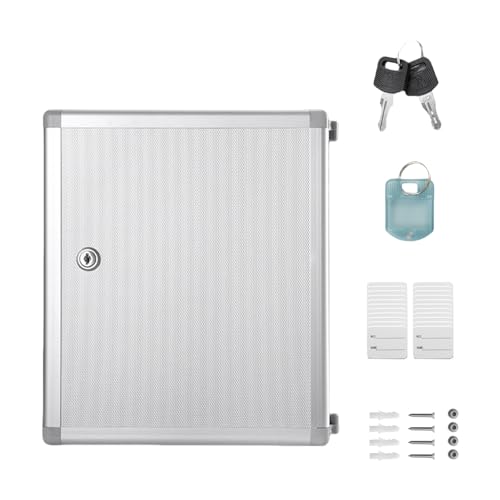 Hochfester Aufbewahrungsschrank aus Aluminiumlegierung, zur Wandmontage, für private und gewerbliche Nutzung, robuster Organizer für Hausverwaltung von HINAYOSAN