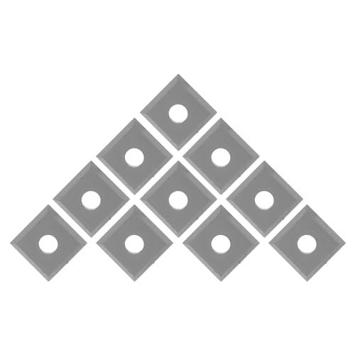 Holzeinsätze für Drehmaschine, Drehwerkzeug, 12 x 12 x 1,5 mm, R30, hitzebeständig, Drehwerkzeuge, Einsätze, Messer, 10 Stück von HINAYOSAN