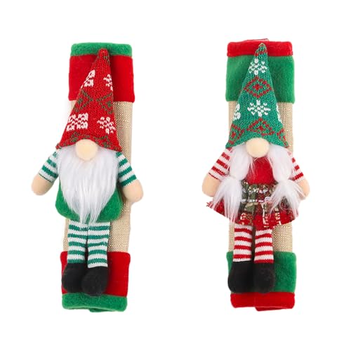 Kühlschrankgriffabdeckungen für Kühlschrank, Lenkerhandschuhe, Ofengriffschutz für Küche, Dekoration, Wohnaccessoires, 2 Stück von HINAYOSAN
