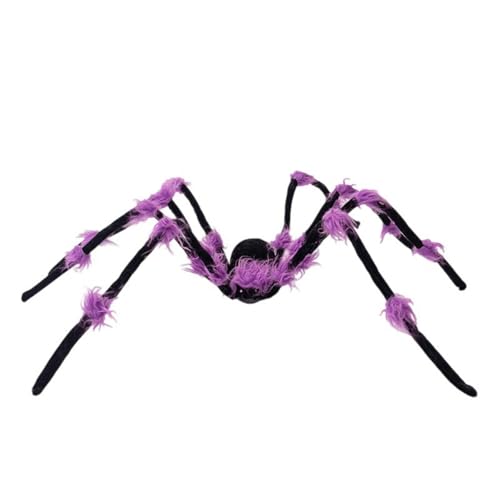 Leuchtende Plüsch-Arachnid mit Timer und LED-Licht, 130 cm, beleuchtete Spinnentiere, Halloween-Dekoration für Wand, Baum, Fenster, zeitgesteuerte Halloween-Dekorationen, automatisch Leuchtende Plüsch-Arachnid mit Timer und LED-Licht, 130 cm, beleuchtete Spinnentiere, Halloween-Dekoration für Wand, Baum, Fenster, zeitgesteuerte Halloween-Dekorationen, automatisch von HINAYOSAN