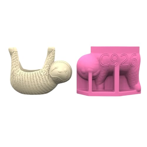 Multifunktionale Silikonform Faultier-Form, Beton-Blumentöpfe, Formen für Harzvasen und Stifthalter Multifunktionale Silikonform Faultier-Form, Beton-Blumentöpfe, Formen für Harzvasen und Stifthalter von HINAYOSAN