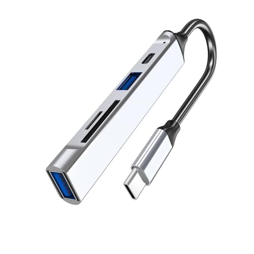 Praktische USB-Hubs mit Typ-C-Daten, USB 3.0 2.0 und Kartenleser, Kartenleser für Büro, Schule und Einkaufszentrum Praktische USB-Hubs mit Typ-C-Daten, USB 3.0 2.0 und Kartenleser, Kartenleser für Büro, Schule und Einkaufszentrum von HINAYOSAN