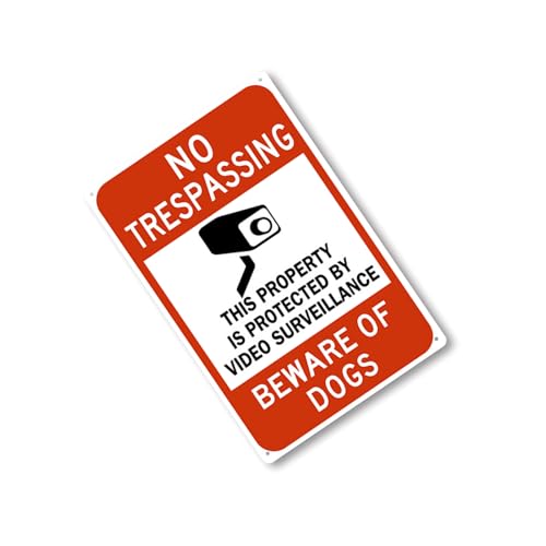 Reflektierendes 24-Stunden-Videoschild mit Aufschrift "Not allow Trespassing", CCTV-Kamera für verbesserte Sicherheit im Freien von HINAYOSAN