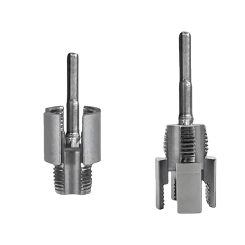 Rohreinfädel-Werkzeug-Set, 2 Stück, Doppelfunktion, Innen- und Außenschneider, geeignet für PVC und elektrische Bohrmaschinen, Innen-/Außeneinfädler-Set Rohreinfädel-Werkzeug-Set, 2 Stück, Doppelfunktion, Innen- und Außenschneider, geeignet für PVC und elektrische Bohrmaschinen, Innen-/Außeneinfädler-Set von HINAYOSAN