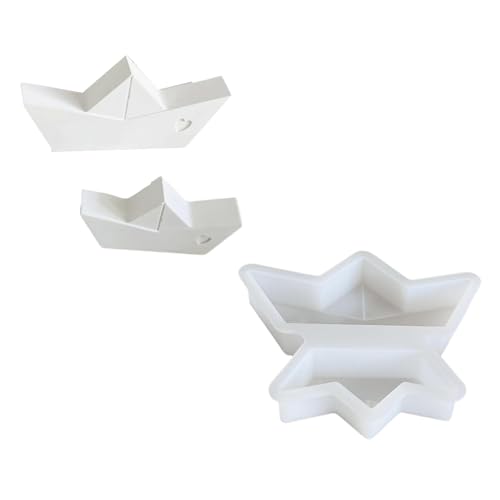 Silikonform für die Herstellung von zwei Größen, Herzform, Strand, Boot, Seifen, handgefertigte Projekte, Epoxidharzform Silikonform für die Herstellung von zwei Größen, Herzform, Strand, Boot, Seifen, handgefertigte Projekte, Epoxidharzform von HINAYOSAN