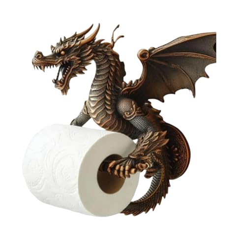 Toilettenpapierhalter für Badezimmer, einzigartiger Drachen-Toilettenpapierhalter, Wandmontage, Badezimmerregal Toilettenpapierhalter für Badezimmer, einzigartiger Drachen-Toilettenpapierhalter, Wandmontage, Badezimmerregal von HINAYOSAN