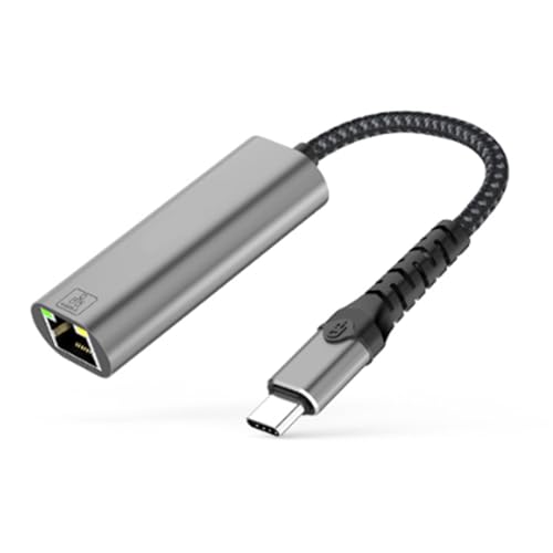 USB-3.0-Ethernet-Adapter, USB-Typ-C auf RJ45-Netzwerkadapter, unterstützt 2,5 Gbit/s USB-3.0-Ethernet-Adapter, USB-Typ-C auf RJ45-Netzwerkadapter, unterstützt 2,5 Gbit/s von HINAYOSAN