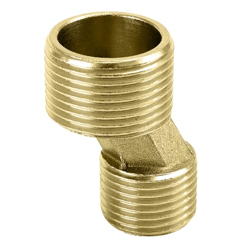 Vielseitiger Messing-Winkeladapter für Duscharmaturen, stabiles Gelenk für neue oder Ersatzinstallationen Vielseitiger Messing-Winkeladapter für Duscharmaturen, stabiles Gelenk für neue oder Ersatzinstallationen von HINAYOSAN