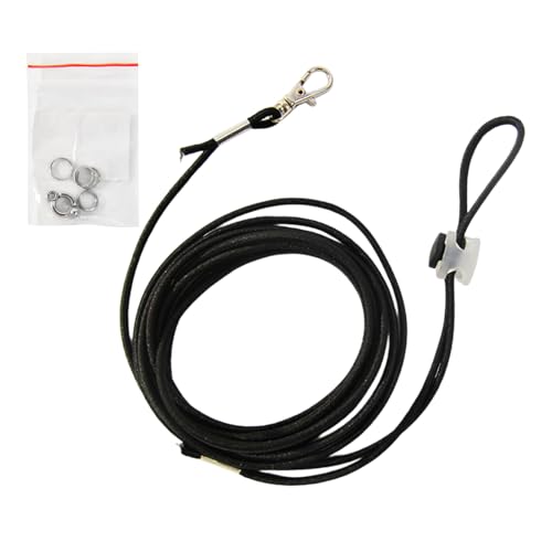 Vogelleine für kleine Papageien, Outdoor, 2,5 m, elastisches Haustier mit verstellbarer Schnur, Flugseil, Outdoor-Vogelaktivität von HINAYOSAN