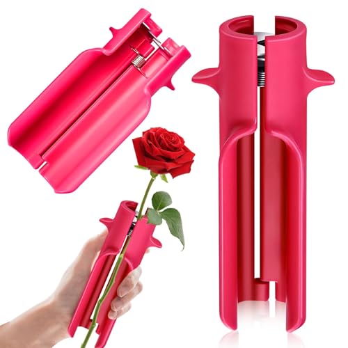 Dornenentferner für Rosenstängel,Dornenentferner,Blattentferner,Blumenreiniger,Rosenrot,Blumenarrangements,effizienter professioneller Florist für Blumenläden,Heimgärtnerei,Rosendorn Stripper Werkz Dornenentferner für Rosenstängel,Dornenentferner,Blattentferner,Blumenreiniger,Rosenrot,Blumenarrangements,effizienter professioneller Florist für Blumenläden,Heimgärtnerei,Rosendorn Stripper Werkz von HINGTAI
