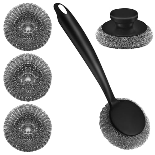 Deep Cleaning Metal Scrubber Set, Stahlschrubber Spülbürste für Geschirr, Metallschrubber für die Reinigung von Geschirr Deep Cleaning Metal Scrubber Set, Stahlschrubber Spülbürste für Geschirr, Metallschrubber für die Reinigung von Geschirr von HINGTAI