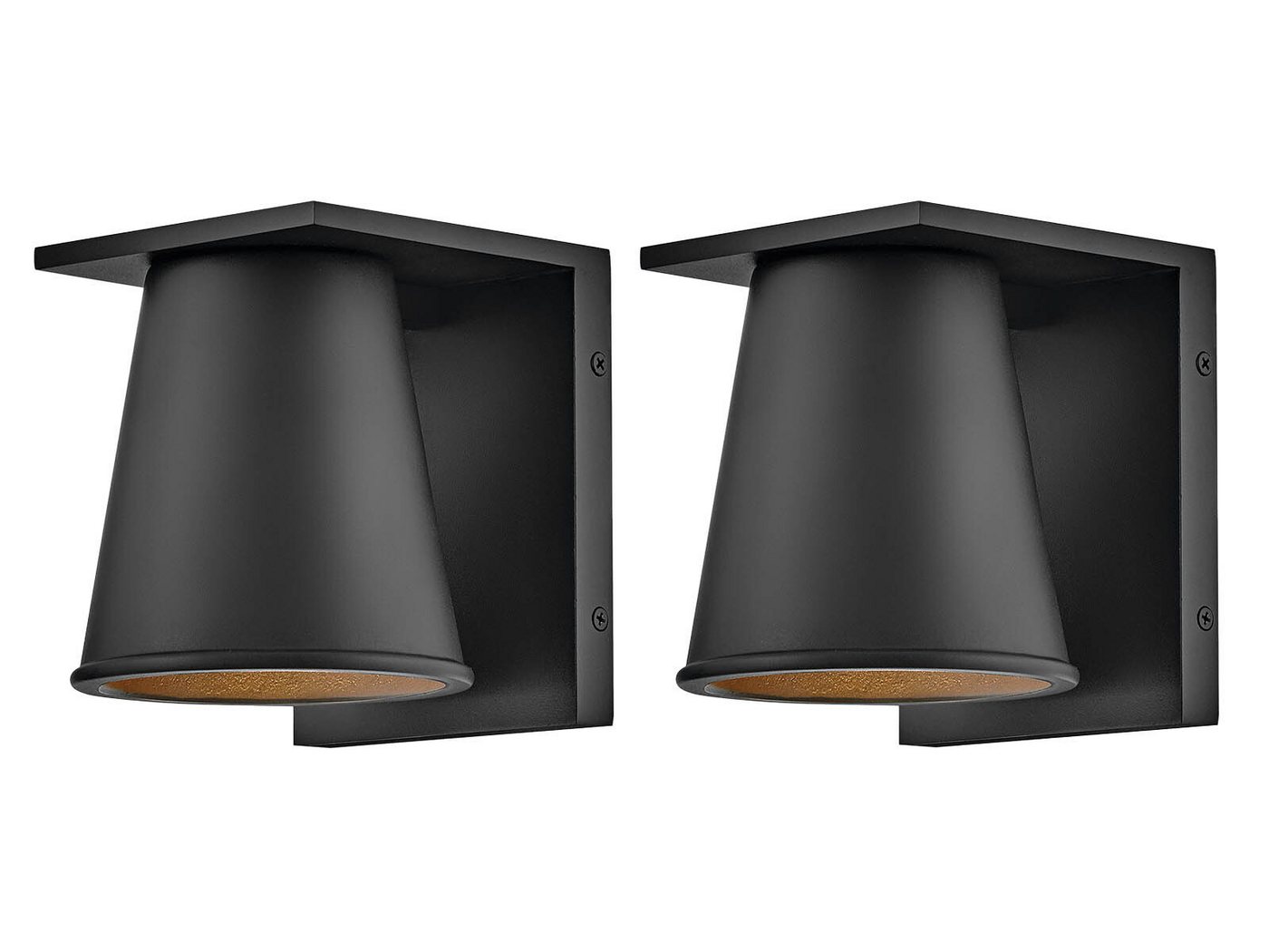 HINKLEY Lighting LED Außen-Wandleuchte, LED wechselbar, Warmweiß, 2er-SET kleine Wand Außenleuchten Wetter & Salzluftresistent H: 15,5cm HINKLEY Lighting LED Außen-Wandleuchte, LED wechselbar, Warmweiß, 2er-SET kleine Wand Außenleuchten Wetter & Salzluftresistent H: 15,5cm von HINKLEY Lighting