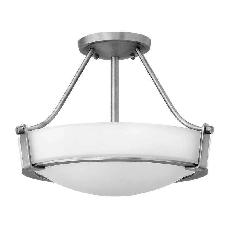 B-Ware Hinkley Deckenleuchte Hathaway Abstand Nickel ø 41 Cm Deckenlampe Lampe Leuchte von HINKLEY