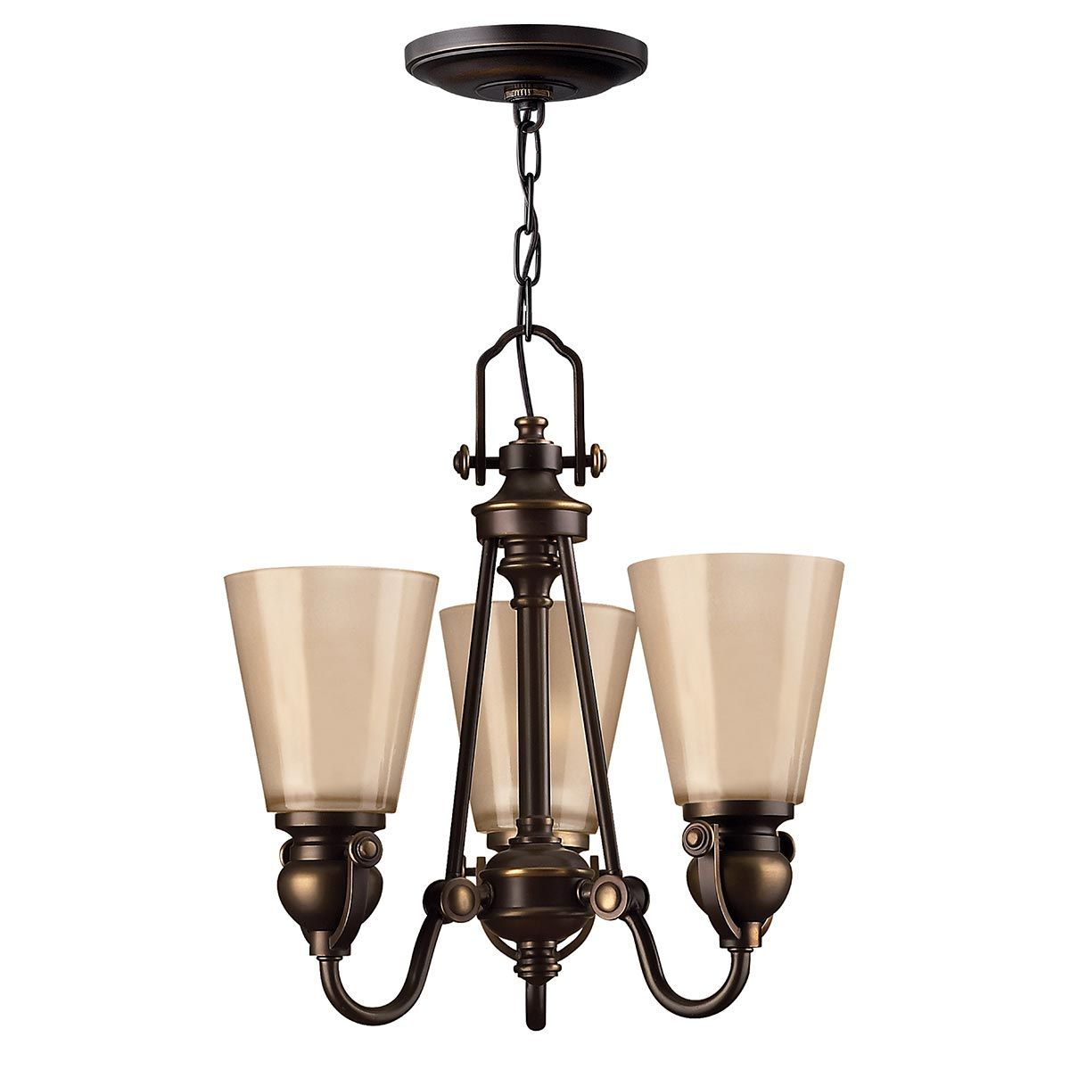 Hinkley Mayflower Kronleuchter Leuchte 3 Flammig Olde Bronze Led Siehe Text/Foto B-Ware von HINKLEY