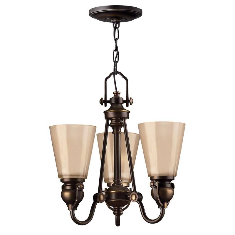 Hinkley Mayflower Kronleuchter Leuchte 3 Flammig Olde Bronze Led Siehe Text/Foto B-Ware von HINKLEY