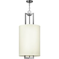 Cylindrical Pendant Light 3x E27 Antique Nickel Zylindrische Pendelleuchte 3x E27 Antik Nickel von ELSTEAD