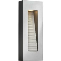 Hk-luna-m-tt Wandleuchte Luna Downlight 2xGU10 7W Aluminium Titan, Glas H:40,9cm B:15,2cm IP44 3000K - Hinkley von HINKLEY