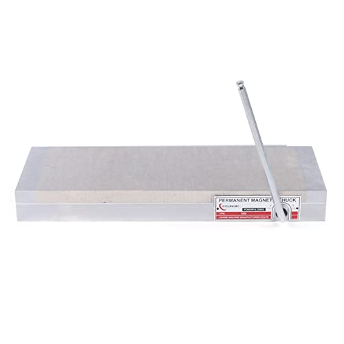 HINOPY 150x400mm Magnetspannplatte Permanent Magnetfutter Magnetic Chuck Permanente Spanplatte Magnettisch für Schleifmaschinen Tischbohrmaschinen von HINOPY