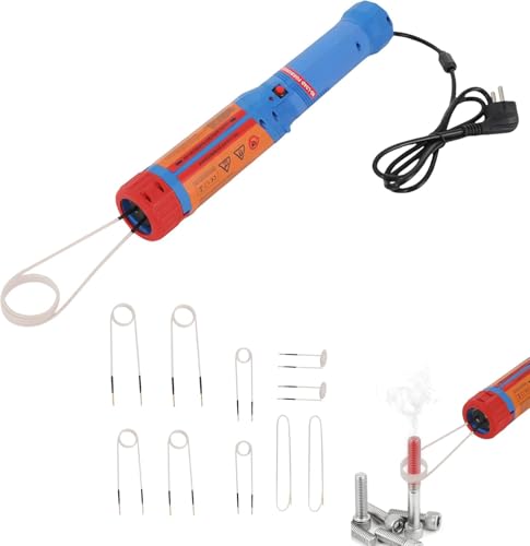 Induktionsheizgerät 1100W, Magnetische Induktionsheizung mit 10 Induktionsspulen, Induktionsheizgerät kfz zum Entfernen von Bolzen und Muttern, Induction Heater für Automotive (Blau) von HINOPY