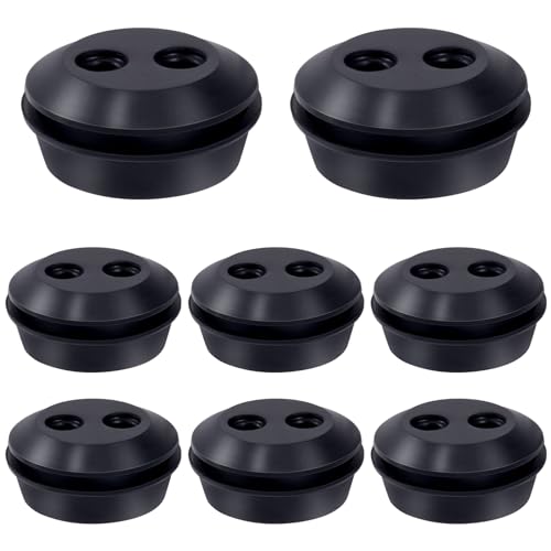 HINZIC 8 Stück Kraftstoff-Gastank-Gummitülle mit Doppellöchern, MTD Trimmer Unkrautfresser Ersatz für Toro Homelite Shindaiwa 23 mm von HINZIC