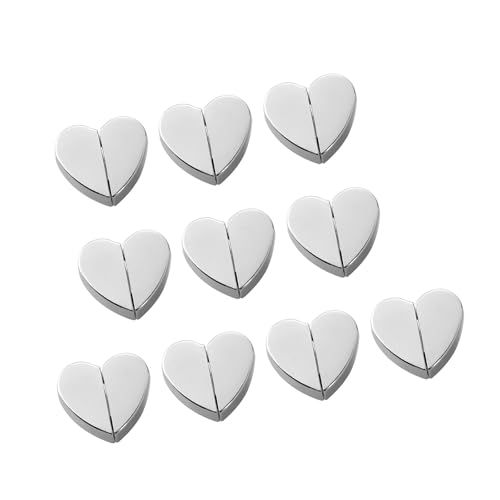 10pieces Magnetisch Vorhangknopf Herz Entwirft Legierungsclip. Sichere Vorhänge Verhindern Leichte Leckage Einfach Installation Doppelseitiger Magnetischer Vorhanghalter von HIOPOIUYT