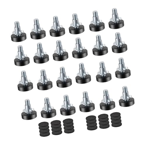 12pcs Precisionsverstellbare Möbelstufe 1/4 Zoll Füße Kratzfeste Möbelblock von HIOPOIUYT