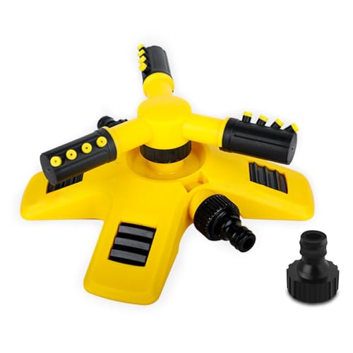 HIOPOIUYT 360 Grad Automatische Rotierende Gartengartenabdeckung Wasser Sprinkler Bewässerung Rotierender Verstellbarer Garten von HIOPOIUYT