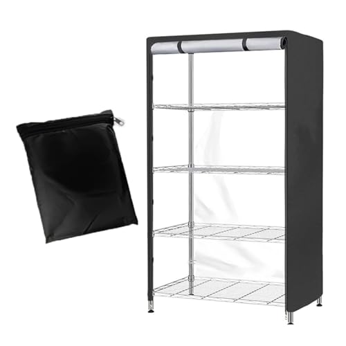 Allwetter-Regalabdeckungen, Oxford-Stoffabdeckungen für Regale, 91,4 x 45,7 x 182,9 cm, für drinnen und draußen, Möbelschutz, wasserdicht, Oxford-Gewebe von HIOPOIUYT