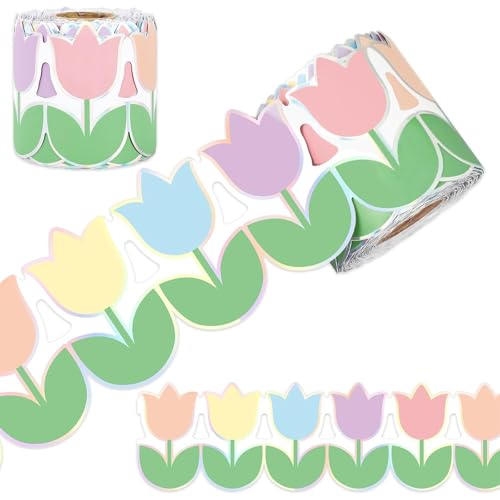 Bulletin Border Trimmer Poster Board Decors Decors Trimmblüte Mit Dem Aufkleber Aufkleber Bulletin Board Trimm von HIOPOIUYT