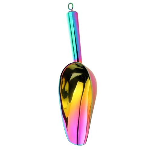 Edelstahl-Küchenschaufel, korrosionsbeständig, bequemer Griff für Eissplitter und trockene Zutaten, verdickte Eisschaufel mit ergonomischem Griff Edelstahl-Küchenschaufel, korrosionsbeständig, bequemer Griff für Eissplitter und trockene Zutaten, verdickte Eisschaufel mit ergonomischem Griff von HIOPOIUYT