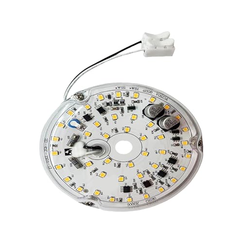 HIOPOIUYT 120 V 18W LED Deckenlüfter Leichtdimmnchierbares LED Nachrüsttafeln Leichtplatinenplatte Deckenleuchte Ersatzplatte Runde Deckenspülung Leuchte Ersatzplatte von HIOPOIUYT