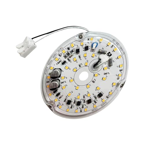 HIOPOIUYT 120 V 18W LED Deckenlüfter Leichtdimmnchierbares LED Nachrüsttafeln Leichtplatinenplatte Deckenleuchte Ersatzplatte Runde Deckenspülung Leuchte Ersatzplatte von HIOPOIUYT