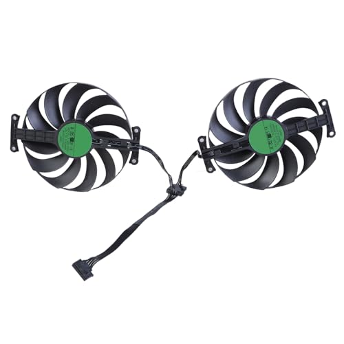 HIOPOIUYT 2pcs T129215SU Graphics Carders Lüfter Ersatz Low Rauschen Notizbuch Grafikkarten Radiatoren Lüfter Für RTX3070 von HIOPOIUYT
