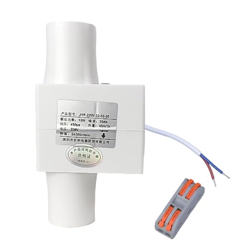 HIOPOIUYT Energieeinsparungskanallüfter 12 W 140 Mm Für HLK Luftströme Verbesserung In Kleinen Räumen Ruhige Belüftung In Wachstumsbereichen Und Workshops Abluftventilator Für Pet Box von HIOPOIUYT
