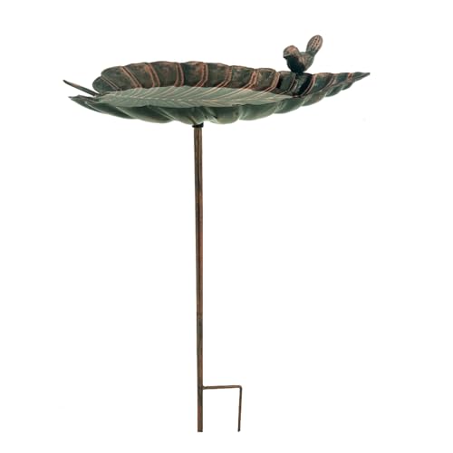 HIOPOIUYT Freistehender Vogelbad Für Außenraum Stake Metall Design Vogel Fütterungsstation Große Badewanne Metallbad Brunnen HIOPOIUYT Freistehender Vogelbad Für Außenraum Stake Metall Design Vogel Fütterungsstation Große Badewanne Metallbad Brunnen von HIOPOIUYT