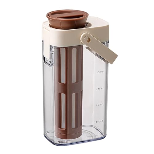 HIOPOIUYT Gefrierschrank Sichere Kaffeetöpfe Leckdichtung Und Ergonomisches Kaltbriechkaffeemaschine 1000 Ml Behälter Für Getränkekaltkalte Topf HIOPOIUYT Gefrierschrank Sichere Kaffeetöpfe Leckdichtung Und Ergonomisches Kaltbriechkaffeemaschine 1000 Ml Behälter Für Getränkekaltkalte Topf von HIOPOIUYT