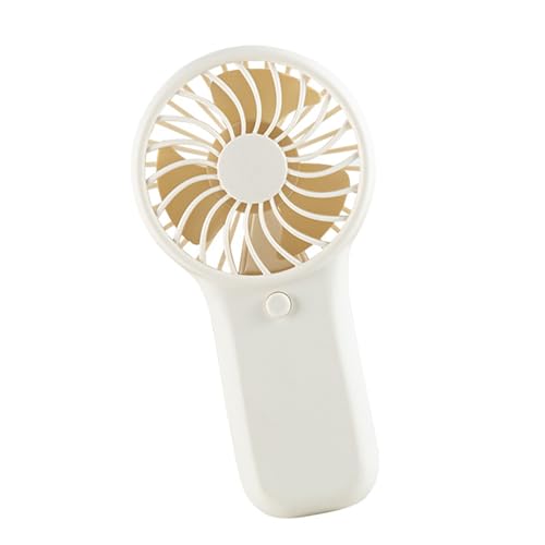 HIOPOIUYT Handventilator im Taschenformat, batteriebetrieben, leichtes Design für Camping, Konzerte, Wohnheim, Kühlventilator von HIOPOIUYT