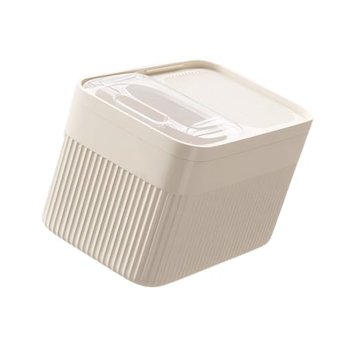 HIOPOIUYT Moderne Pet Food Lagerbehälter Mit Großer Kapazität Luftdichtem Designbehälter Mülleimer Mit Messung Becher Home Decors Luftiges Haustier Futter Lager Eimer von HIOPOIUYT