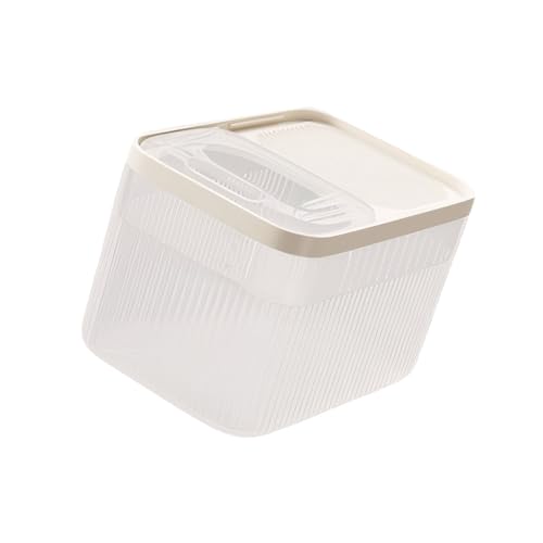 HIOPOIUYT Moderne Pet Food Lagerbehälter Mit Großer Kapazität Luftdichtem Designbehälter Mülleimer Mit Messung Becher Home Decors Luftiges Haustier Futter Lager Eimer von HIOPOIUYT