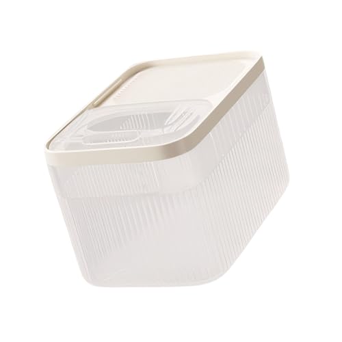 HIOPOIUYT Moderne Pet Food Lagerbehälter Mit Großer Kapazität Luftdichtem Designbehälter Mülleimer Mit Messung Becher Home Decors Luftiges Haustier Futter Lager Eimer von HIOPOIUYT