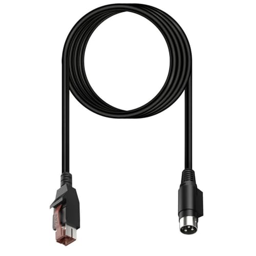 HIOPOIUYT Powered USB 24 V 5V 12V Datenleistung An 3Pin Strom DIN Männliches Kabel Für Industrielle Automatisierung Druckerzubehör Druckerzubehör Kabel von HIOPOIUYT