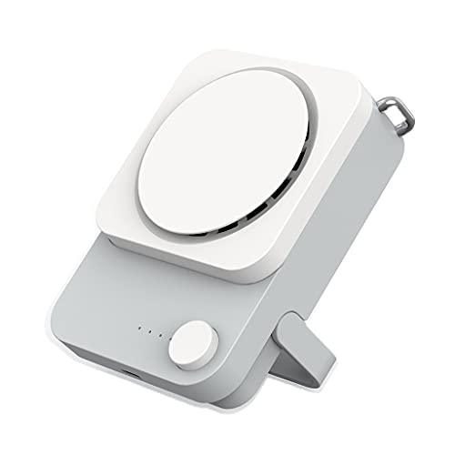 HIOPOIUYT Tragbarer Hals-Ventilator mit 3 Geschwindigkeiten, handklingenlos, hängender Sportventilator, tragbar mit 2000 mAh Akku, tragbarer Hals-Ventilator von HIOPOIUYT