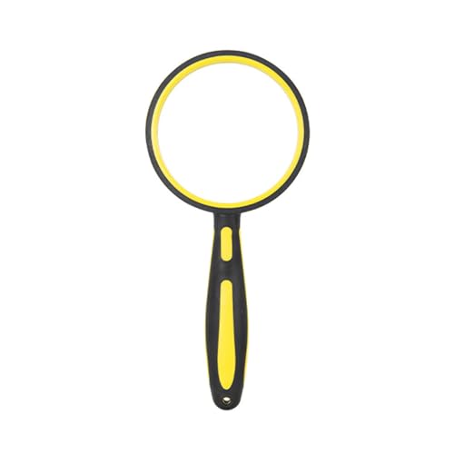 Handheld Vergrößerung Mit Doppelter Farbe Nonslip Gummi Grip Und Optisches Glas 5-10x Vergrößerung Glas Für Die Klare Anzeige Tragbarer Optischer Lupe Handheld Vergrößerung Mit Doppelter Farbe Nonslip Gummi Grip Und Optisches Glas 5-10x Vergrößerung Glas Für Die Klare Anzeige Tragbarer Optischer Lupe von HIOPOIUYT