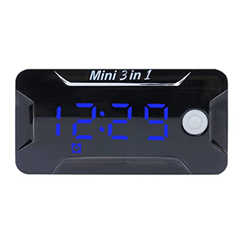 Motorradauto LED Digitale Uhr Multifunktionale Temperaturspannungsmesser Elektronische Uhr Für 8V-72V Motorradauto LED Digitale Uhr Multifunktionale Temperaturspannungsmesser Elektronische Uhr Für 8V-72V von HIOPOIUYT