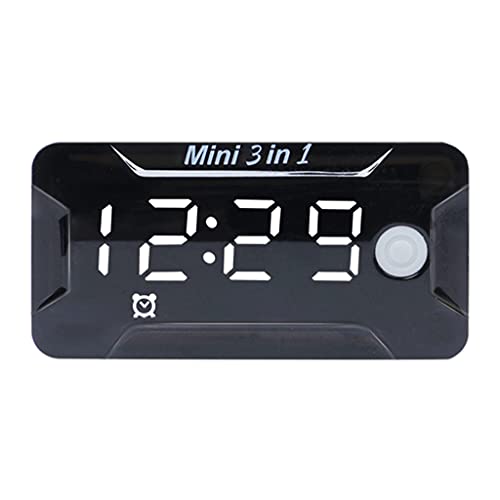 Motorradauto LED Digitale Uhr Multifunktionale Temperaturspannungsmesser Elektronische Uhr Für 8V-72V Motorradauto LED Digitale Uhr Multifunktionale Temperaturspannungsmesser Elektronische Uhr Für 8V-72V von HIOPOIUYT