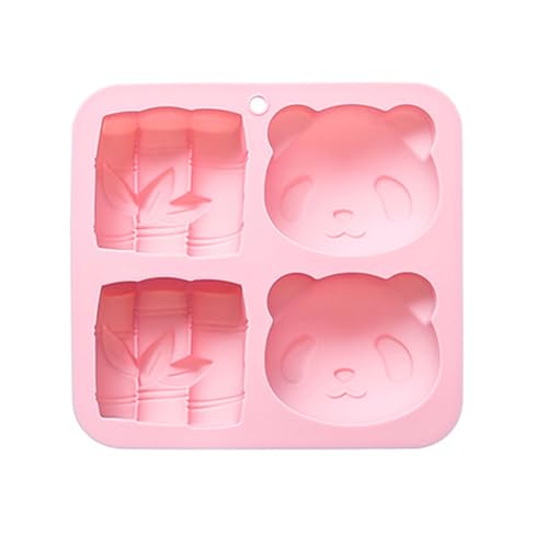 Panda Bambusform Fondant Schokoladenform Dessert Kuchen Backwerkzeug Gelee Seife Ornament Silikonform Leicht Zu Reinigen von HIOPOIUYT