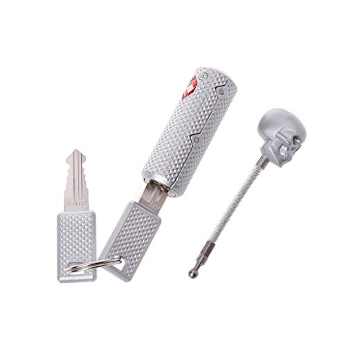 Safe Travel Gepäck Gepäck Koffer Vorhängeschloss mit 2 Colo Gepäckschlössern Zugelassene Schlösser mit Schlüsseln Kabel zugelassene Schlüssel in Bulk Kabel Draht Schlüssel Schlüssel von HIOPOIUYT