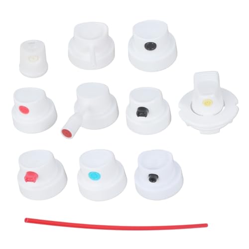 Set mit 10 hochdichten Polyethylen-Sprühkappen mit Genauigkeits-Düsen-Design, stabile Sprühflaschen-Düsenspitze, auslaufsichere Farbkappen Set mit 10 hochdichten Polyethylen-Sprühkappen mit Genauigkeits-Düsen-Design, stabile Sprühflaschen-Düsenspitze, auslaufsichere Farbkappen von HIOPOIUYT